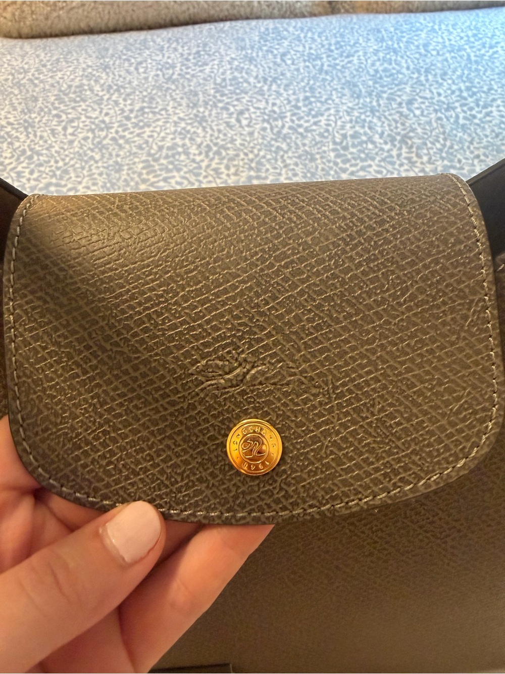 NWT LONGCHAMP ÉPURE L SHOULDER BAG - TURTLEDOVE 100% LEATHER - Picture 5 of 13